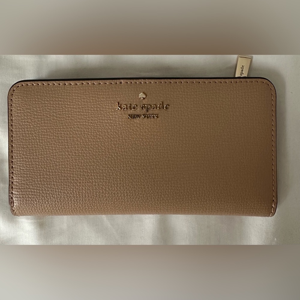 Kate Spade Staci Large Slim Continental Wallet - Taupe
